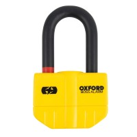 Zámek na kotouč OXFORD Boss Alarm, žlutý, integrovaný alarm