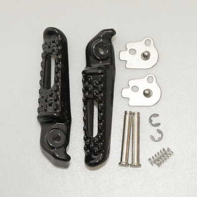 BIKETEC sada zadní stupačky (spolujezdce) s montážní sadou HONDA CBR 600RR / CBR 1000RR '03-14, černé