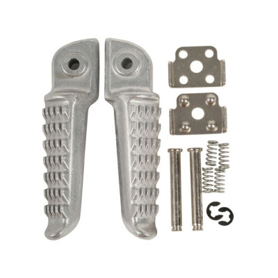 BIKETEC sada zadní stupačky (spolujezdce) s montážní sadou KAWASAKI ZX-6R NINJA '98-13, ZX 636 '03-06, Z 750 '04-12, Z 1000 '03-