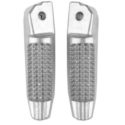 BIKETEC sada zadní stupačky (spolujezdce) BMW K 1300S/R '08-13, K 1200R/S '03-08, F 800R '05-13, R 1200S HP2 '04-06, stříbrné