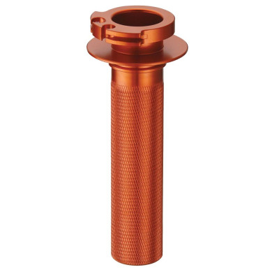 Plynová rukojeť (ALU) s ložiskem KTM 4T '04-'16, 250XCFW/350EXCF/450/500XCW/500EXC 2016, oranžová, ACCEL 