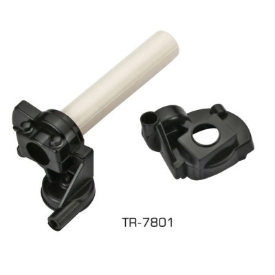 Kompletní plynová rukojeť KX 125/250, RM 125/250 (s gumovým krytem) (TR-7801), ACCEL