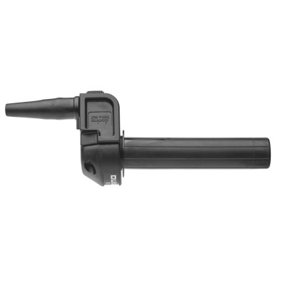 DOMINO univerzální kompletní plynová rukojeť 2T ON ROAD APRILLIA / RIEJU / GILERA / YAMAHA DT (černá)