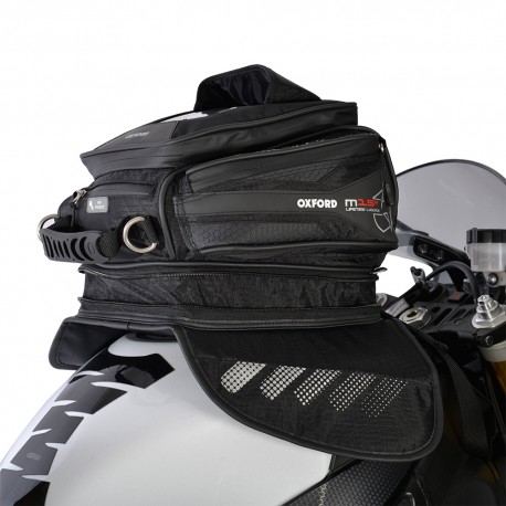 Tankvak na motocykl OXFORD M15R (černý, s magnetickou základnou) 15L