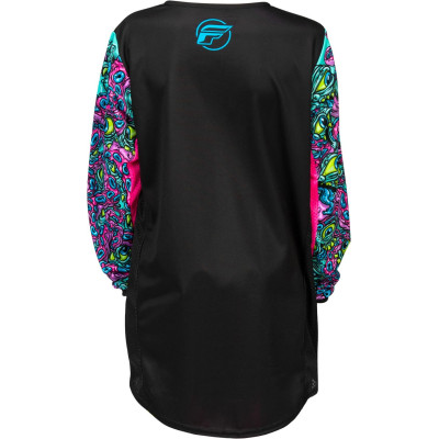 Motokrosový dres KINETIC MUTANT, FLY RACING - USA 2026 dětské (černá/multi color)