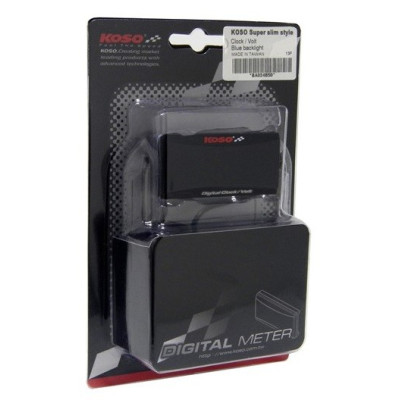 Hodiny - Voltmetr KOSO Super Slim