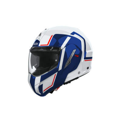 přilba MATHISSE 2 Genius, AIROH (modro-červená lesklá) 2026