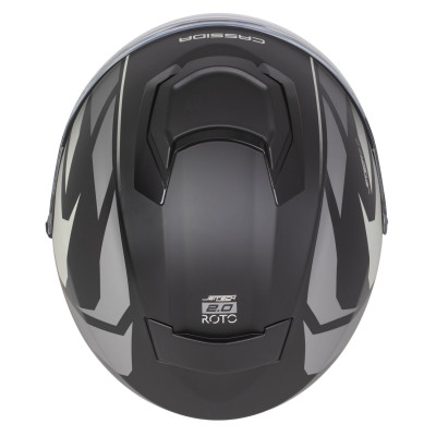přilba Jet Tech 2.0 RoTo, CASSIDA (černá matná/šedá/bílá) 2026