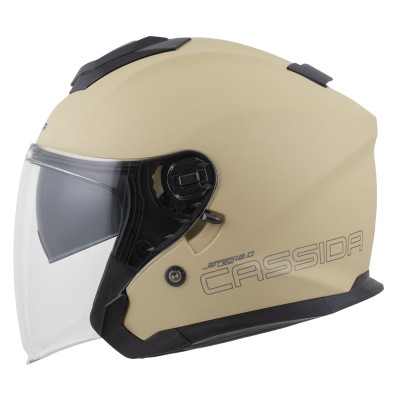 přilba Jet Tech 2.0 Solid, CASSIDA (písková matná/černá/šedá) 2026