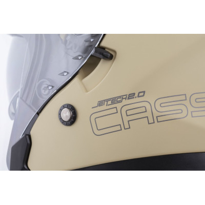 přilba Jet Tech 2.0 Solid, CASSIDA (písková matná/černá/šedá) 2026