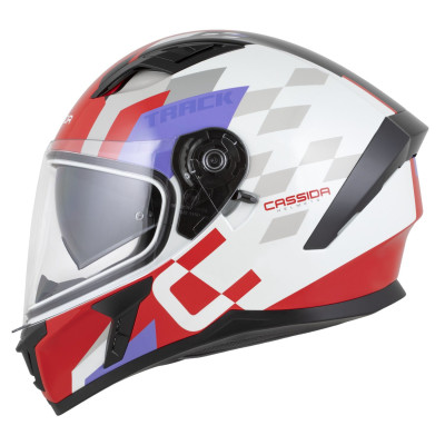 přilba Orbit Track, CASSIDA (červená fluo/bílá/fialová/černá) 2026
