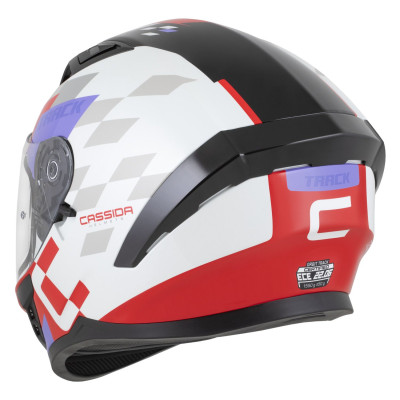 přilba Orbit Track, CASSIDA (červená fluo/bílá/fialová/černá) 2026