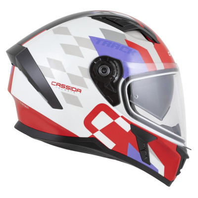 přilba Orbit Track, CASSIDA (červená fluo/bílá/fialová/černá) 2026