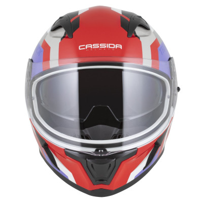 přilba Orbit Track, CASSIDA (červená fluo/bílá/fialová/černá) 2026