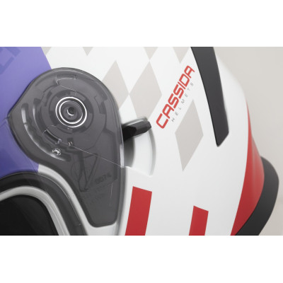 přilba Orbit Track, CASSIDA (červená fluo/bílá/fialová/černá) 2026