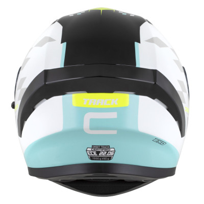 přilba Orbit Track, CASSIDA (bílá/žlutá fluo/tyrkysová/černá) 2026