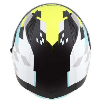 přilba Orbit Track, CASSIDA (bílá/žlutá fluo/tyrkysová/černá) 2026