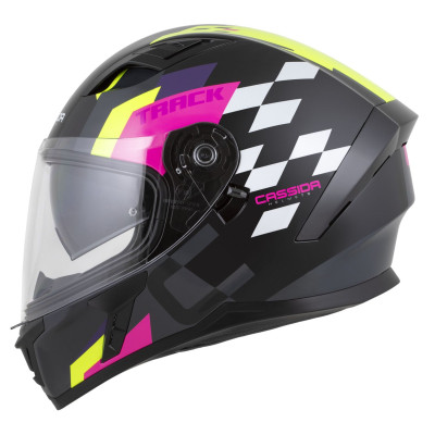 přilba Orbit Track, CASSIDA (černá/růžová/fialová/žlutá fluo/bílá) 2026