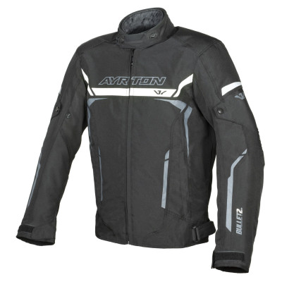 bunda Bullet II, AYRTON (černá/bílá/šedá) 2026