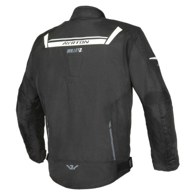 bunda Bullet II, AYRTON (černá/bílá/šedá) 2026