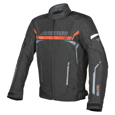 bunda Bullet II, AYRTON (černá/červená/šedá) 2026