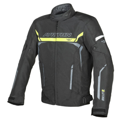 bunda Bullet II, AYRTON (černá/žlutá fluo/šedá) 2026