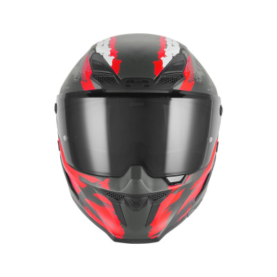 přilba GOLIATH CUT´D, NOX EXKLUSIV (černá matná, červená) 2026