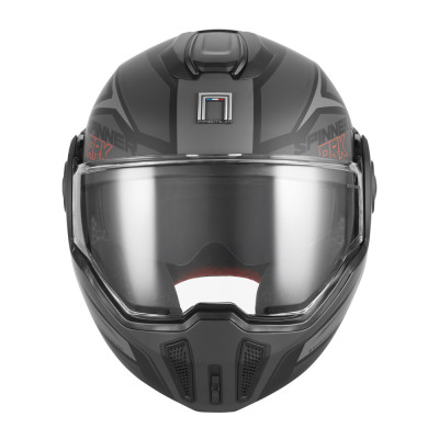 přilba SPINNER ARK, NOX PREMIUM (černá matná, červená) 2026