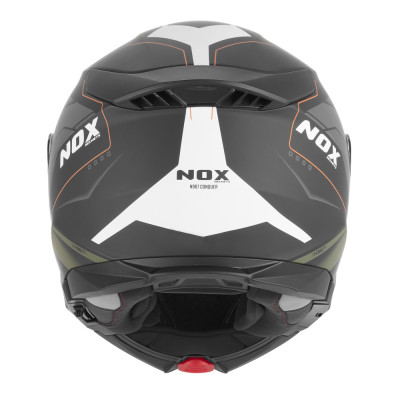přilba N967 CONQUER, NOX (černá matná, khaki, oranžová) 2026