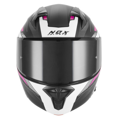 přilba N968 SHIFT, NOX (černá matná,bílá,růžová) 2026
