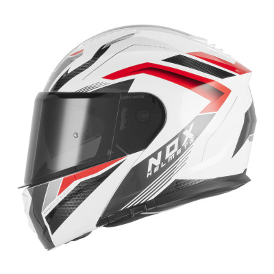 přilba N968 SHIFT, NOX (bílá,červená) 2026