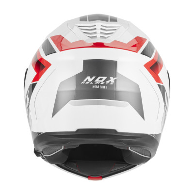 přilba N968 SHIFT, NOX (bílá,červená) 2026