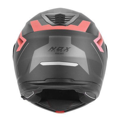 přilba N968 SHIFT, NOX (černá matná, červená) 2026