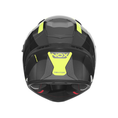přilba N402 MENTOR, NOX (černá, žlutá fluo) 2026
