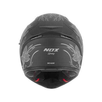 přilba N402 SPRING, NOX (černá matná, stříbrná) 2026