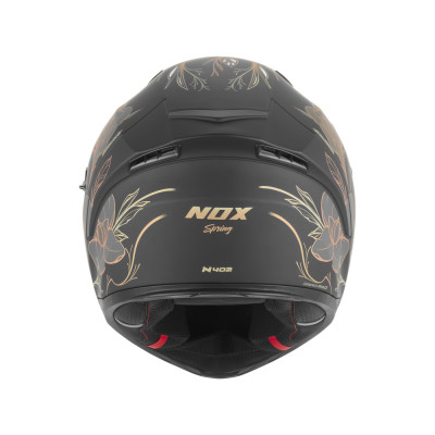 přilba N402 SPRING, NOX (černá matná, zlatá) 2026