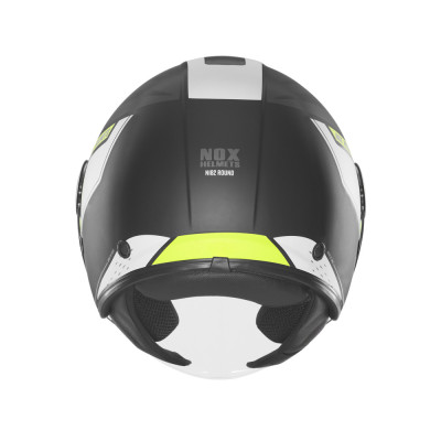 přilba N182 ROUND, NOX (černá matná, žlutá fluo) 2026