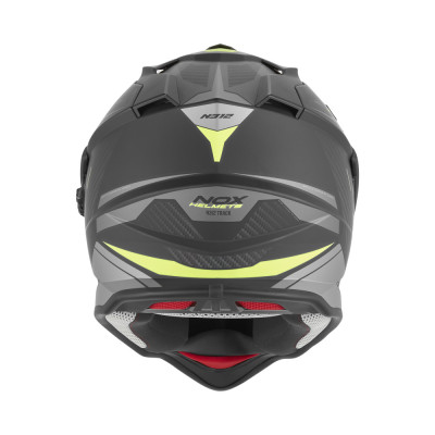 přilba N312 TRACK, NOX (černá matná, žlutá fluo) 2026