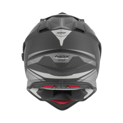 přilba N312 TRACK, NOX (černá matná, stříbrná) 2026