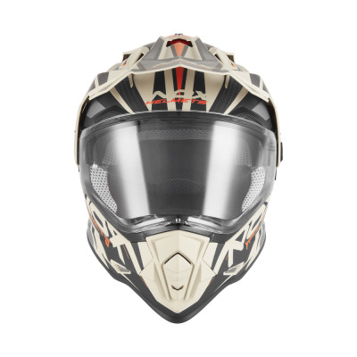 přilba N312 TRACK, NOX (písková matná, oranžová) 2026