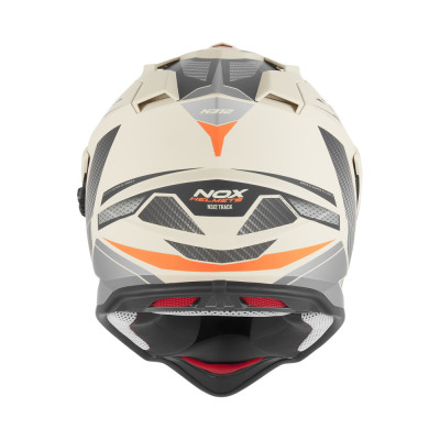 přilba N312 TRACK, NOX (písková matná, oranžová) 2026